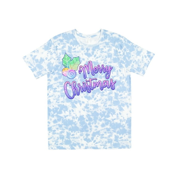 Inktastic Merry Christmas in Pastel Colors T-Shirt