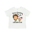thumbnail image 1 of Inktastic Merry Christmas to Me, a Big Sister to Be Girls Toddler T-Shirt, 1 of 5