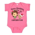 thumbnail image 1 of Inktastic Merry Christmas to me, a Big Sister to be Girls Baby Bodysuit, 1 of 5