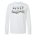 thumbnail image 1 of Inktastic Merry Christmas with Strange Lights Long Sleeve T-Shirt, 1 of 5