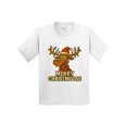 thumbnail image 1 of Inktastic Merry Christmoose Fun Holiday Marty Moose Youth T-Shirt, 1 of 5