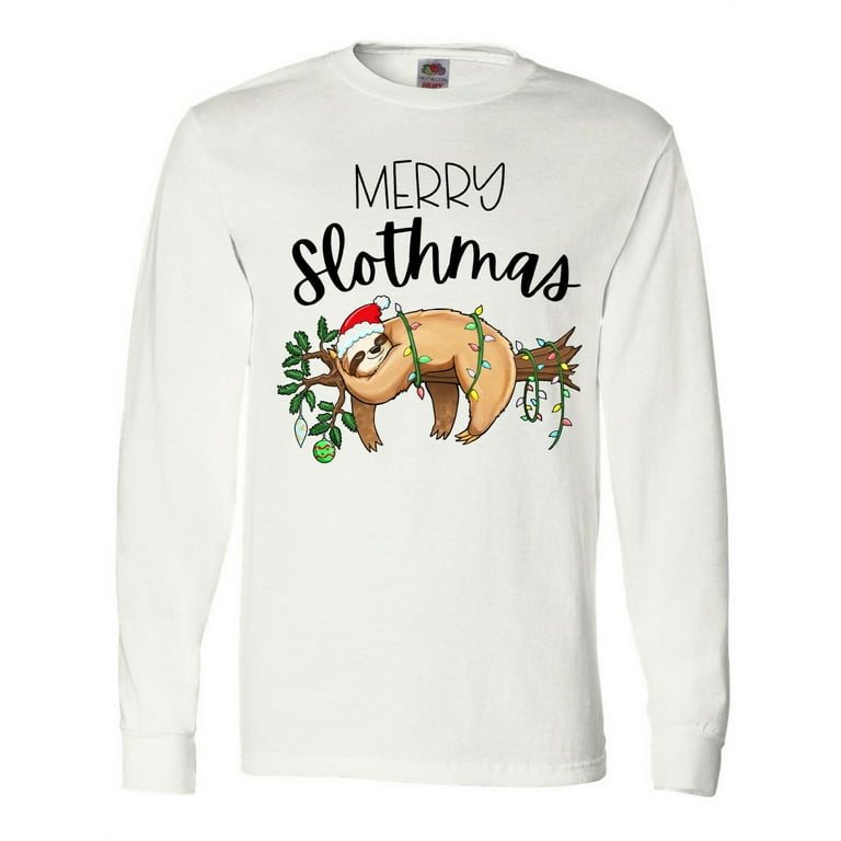 Sloth christmas shirt on sale walmart