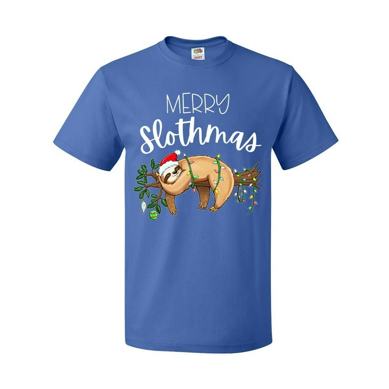Sloth christmas shirt walmart sale