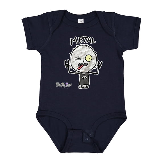 Inktastic Metal Face Boys or Girls Baby Bodysuit