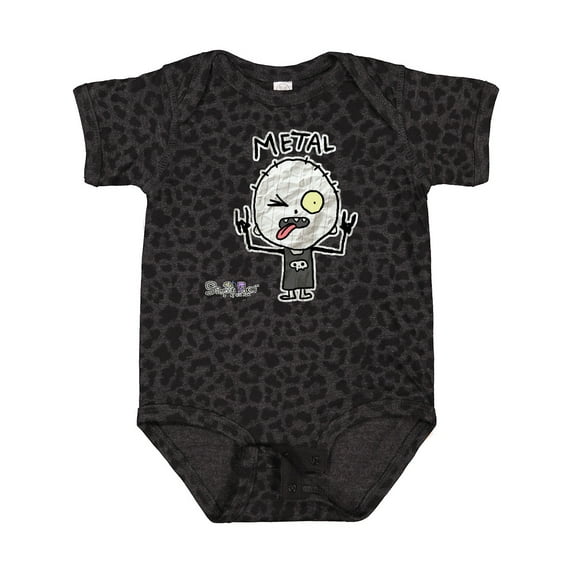 Inktastic Metal Face Boys or Girls Baby Bodysuit