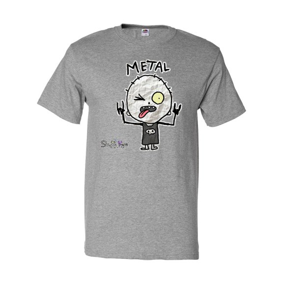 Inktastic Metal Face T-Shirt