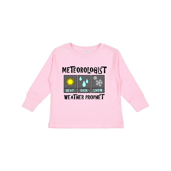 Inktastic Meteorologist Weather Prophet Boys or Girls Long Sleeve Toddler T-Shirt