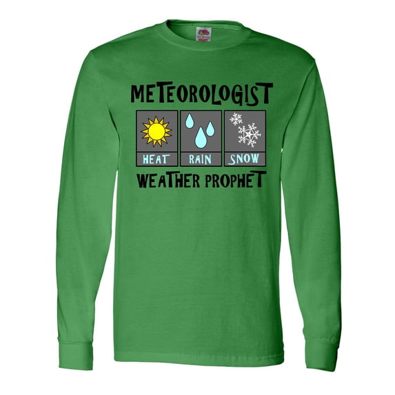 Inktastic Meteorologist Weather Prophet Long Sleeve T-Shirt