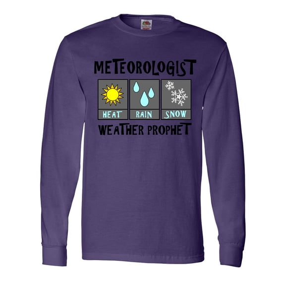 Inktastic Meteorologist Weather Prophet Long Sleeve T-Shirt
