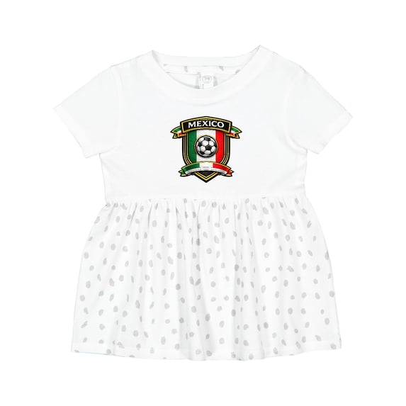 Inktastic Mexico Soccer Fan Girls Baby Dress