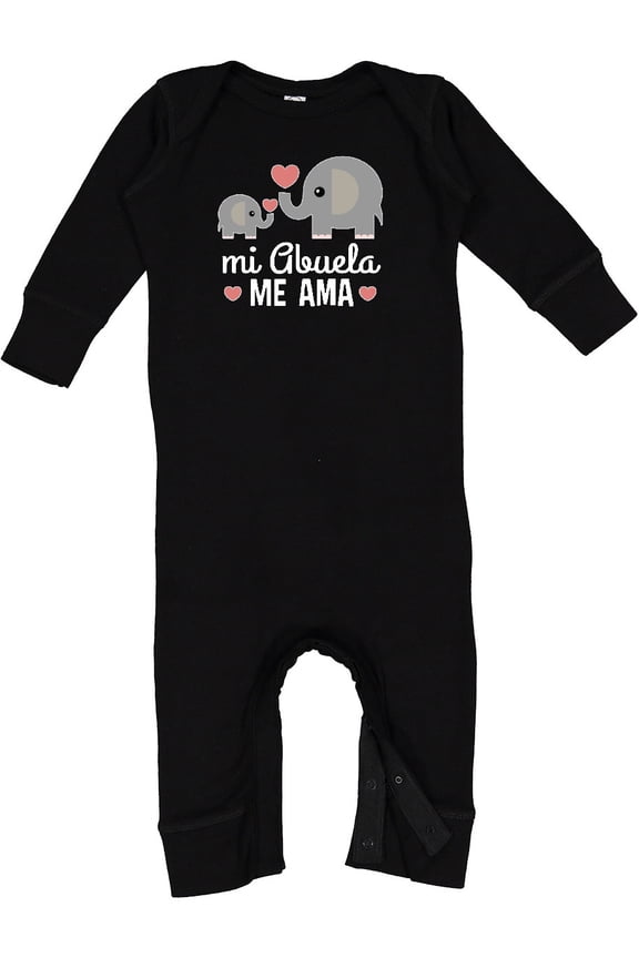 Mi Abuela Me Ama My Grandmother Loves Me Baby Romper Coveralls