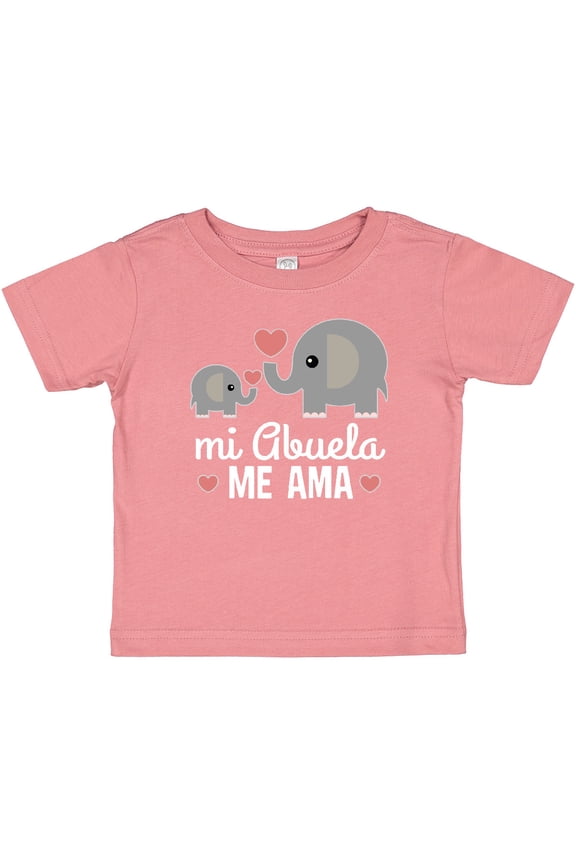 Mi Abuela Me Ama My Grandmother Loves Me Boys or Girls Baby T-Shirt
