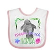 thumbnail image 1 of Inktastic Miami Beach Florida Cute Swimming Manatee Boys or Girls Baby Bib, 1 of 4