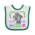 thumbnail image 1 of Inktastic Miami Beach Florida Cute Swimming Manatee Boys or Girls Baby Bib, 1 of 4