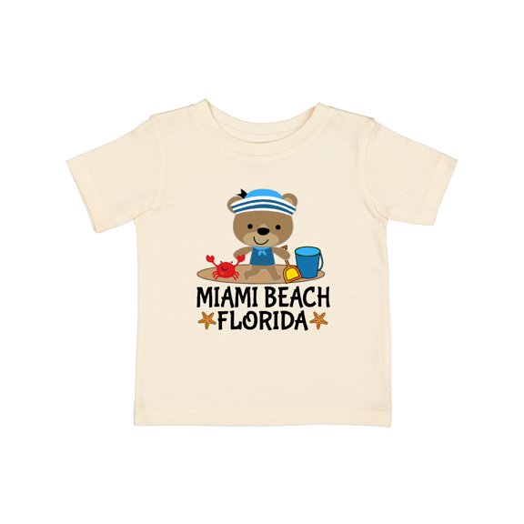 Inktastic Miami Beach Florida Cute Vacation Boys Baby T-Shirt