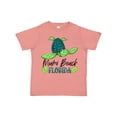 thumbnail image 1 of Inktastic Miami Beach, Florida Happy Sea Turtle Boys or Girls Toddler T-Shirt, 1 of 5