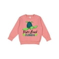 thumbnail image 1 of Inktastic Miami Beach, Florida Happy Sea Turtle Toddler Sweatshirt, 1 of 4