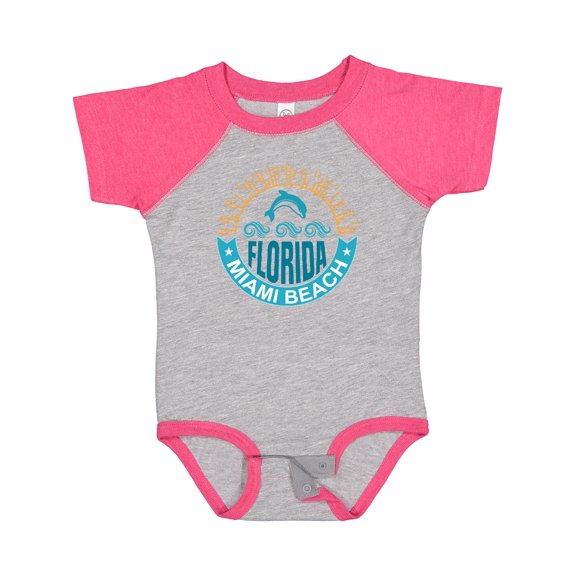 Inktastic Miami Beach Florida Travel Trip Boys or Girls Baby Bodysuit