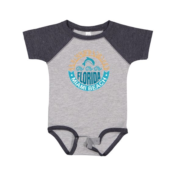 Inktastic Miami Beach Florida Travel Trip Boys or Girls Baby Bodysuit