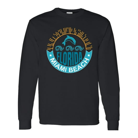 Inktastic Miami Beach Florida Travel Trip Long Sleeve T-Shirt
