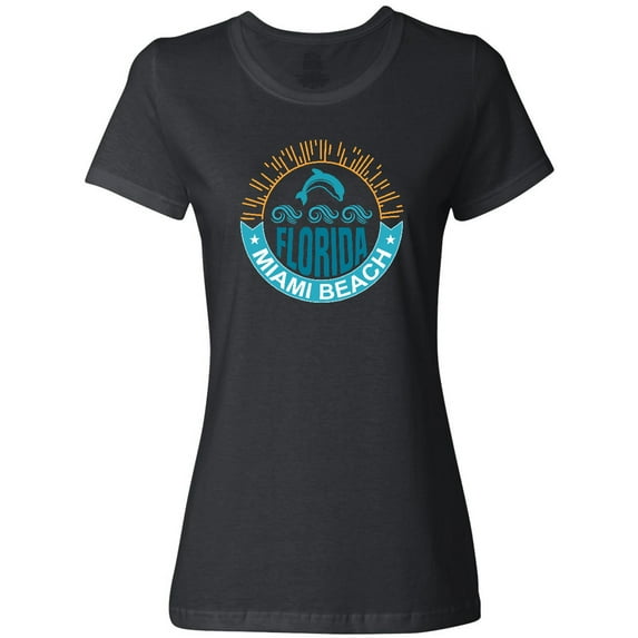 Inktastic Miami Beach Florida Travel Trip Women's T-Shirt