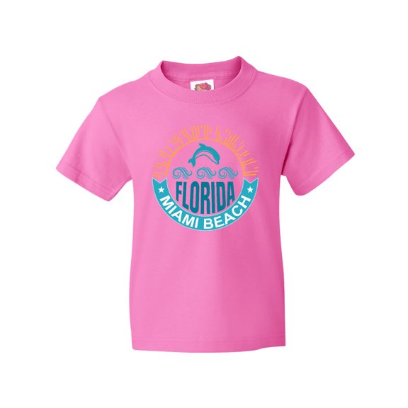 Inktastic Miami Beach Florida Travel Trip Youth T-Shirt