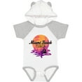 thumbnail image 1 of Inktastic Miami Beach Florida Vacation Sunset Girls Baby Bodysuit, 1 of 5