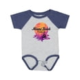 thumbnail image 1 of Inktastic Miami Beach Florida Vacation Sunset Girls Baby Bodysuit, 1 of 5