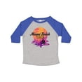 thumbnail image 1 of Inktastic Miami Beach Florida Vacation Sunset Girls Toddler T-Shirt, 1 of 5