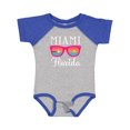 thumbnail image 1 of Inktastic Miami Florida Vacation Beach Trip Girls Baby Bodysuit, 1 of 5