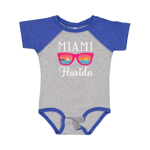 Inktastic Miami Florida Vacation Beach Trip Girls Baby Bodysuit