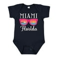 thumbnail image 1 of Inktastic Miami Florida Vacation Beach Trip Girls Baby Bodysuit, 1 of 5
