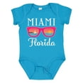 thumbnail image 1 of Inktastic Miami Florida Vacation Beach Trip Girls Baby Bodysuit, 1 of 5