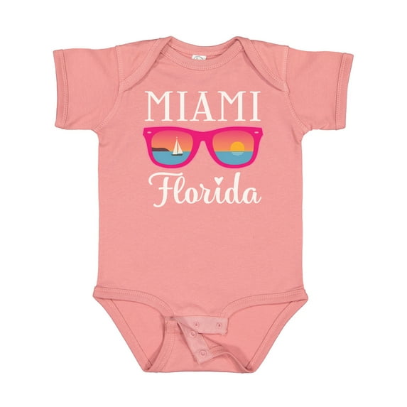 Inktastic Miami Florida Vacation Beach Trip Girls Baby Bodysuit