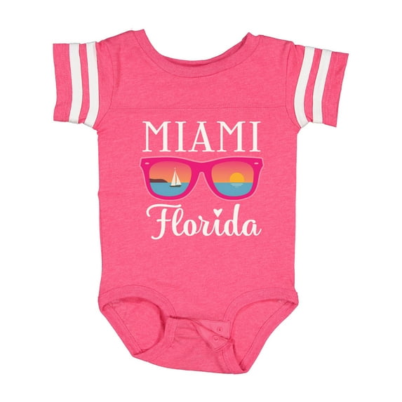 Inktastic Miami Florida Vacation Beach Trip Girls Baby Bodysuit