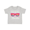 thumbnail image 1 of Inktastic Miami Florida Vacation Beach Trip Girls Toddler T-Shirt, 1 of 5