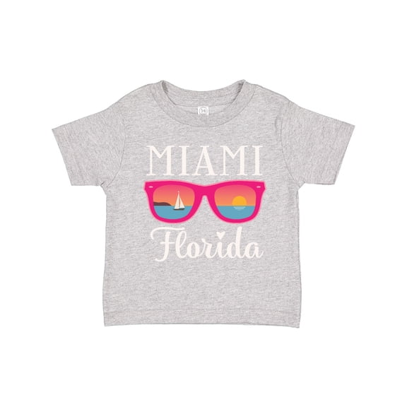 Inktastic Miami Florida Vacation Beach Trip Girls Toddler T-Shirt
