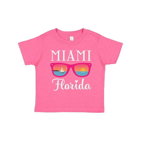 Inktastic Miami Florida Vacation Beach Trip Girls Toddler T-Shirt