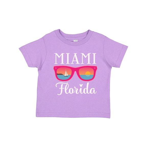 Inktastic Miami Florida Vacation Beach Trip Girls Toddler T-Shirt