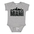 thumbnail image 1 of Inktastic Miami Skyline Grunge Boys or Girls Baby Bodysuit, 1 of 5