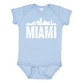 thumbnail image 1 of Inktastic Miami Skyline Grunge Boys or Girls Baby Bodysuit, 1 of 5