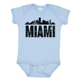 thumbnail image 1 of Inktastic Miami Skyline Grunge Boys or Girls Baby Bodysuit, 1 of 5