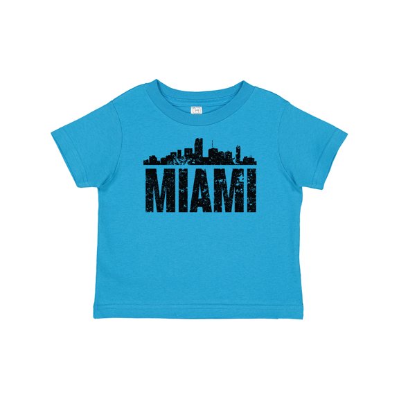 Inktastic Miami Skyline Grunge Boys or Girls Baby T-Shirt