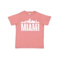 thumbnail image 1 of Inktastic Miami Skyline Grunge Boys or Girls Toddler T-Shirt, 1 of 5