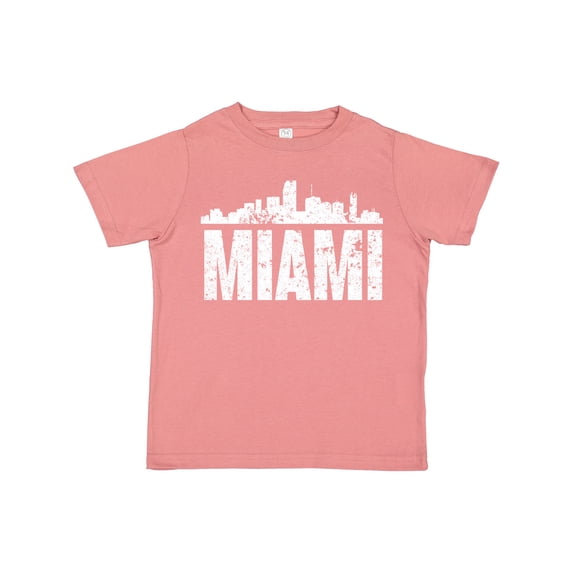 Inktastic Miami Skyline Grunge Boys or Girls Toddler T-Shirt