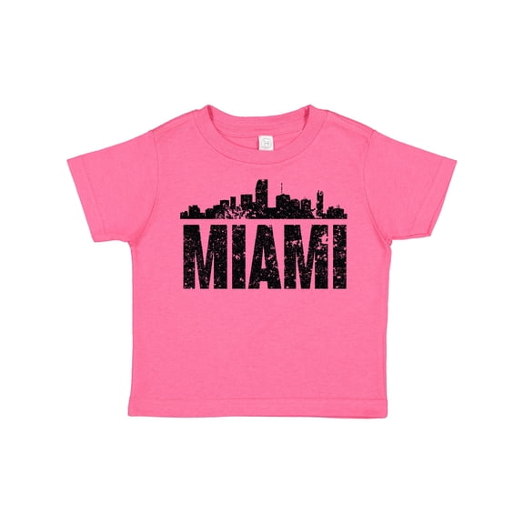 Inktastic Miami Skyline Grunge Boys or Girls Toddler T-Shirt