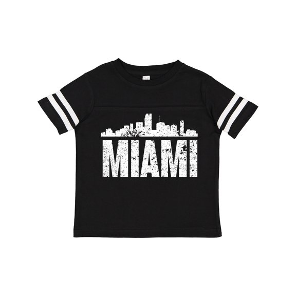 Inktastic Miami Skyline Grunge Boys or Girls Toddler T-Shirt