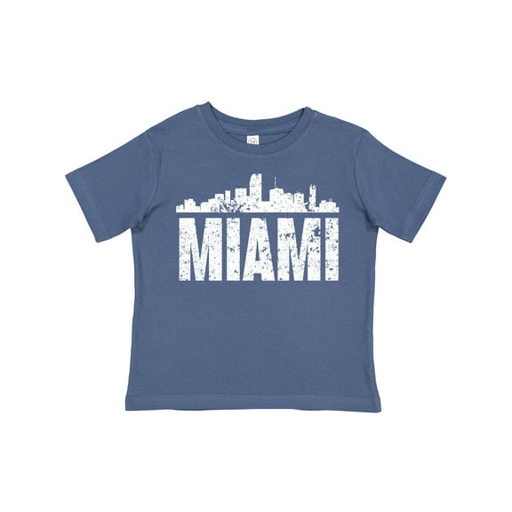 Inktastic Miami Skyline Grunge Boys or Girls Toddler T-Shirt