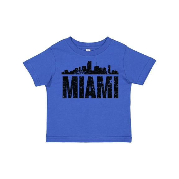 Inktastic Miami Skyline Grunge Boys or Girls Toddler T-Shirt