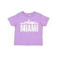 thumbnail image 1 of Inktastic Miami Skyline Grunge Boys or Girls Toddler T-Shirt, 1 of 5